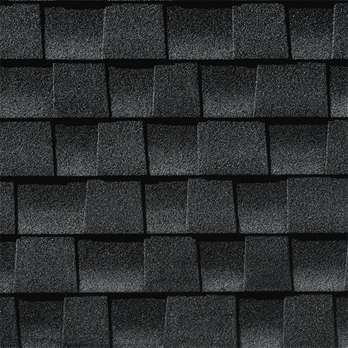 GAF Timberline HDZ — Charcoal shingle colour sample