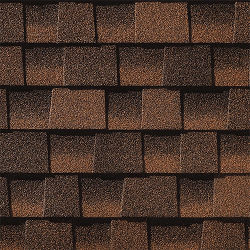 GAF Timberline HDZ — Hickory shingle colour sample