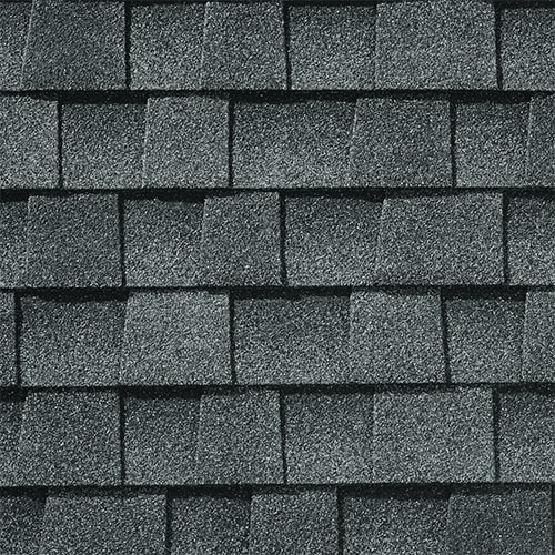 GAF Timberline HDZ — Pewter Gray shingle colour sample
