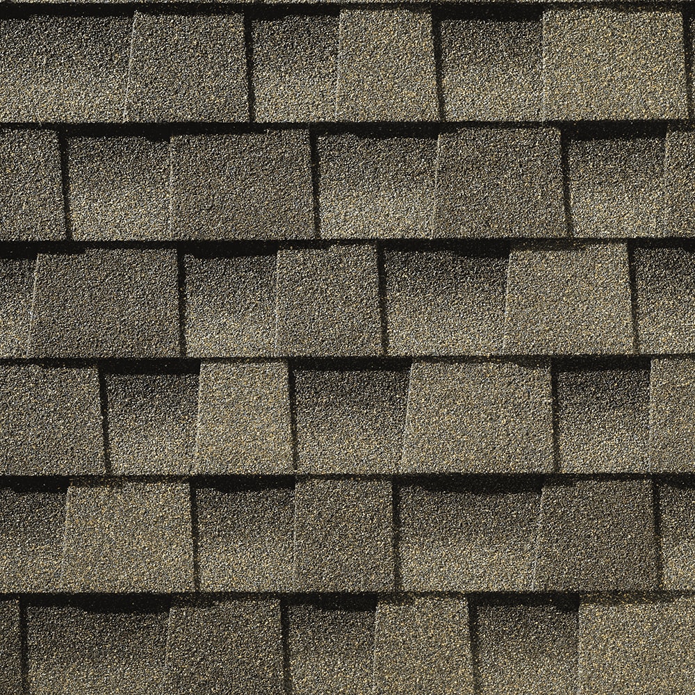 GAF Timberline HDZ — Weathered Wood shingle colour sample