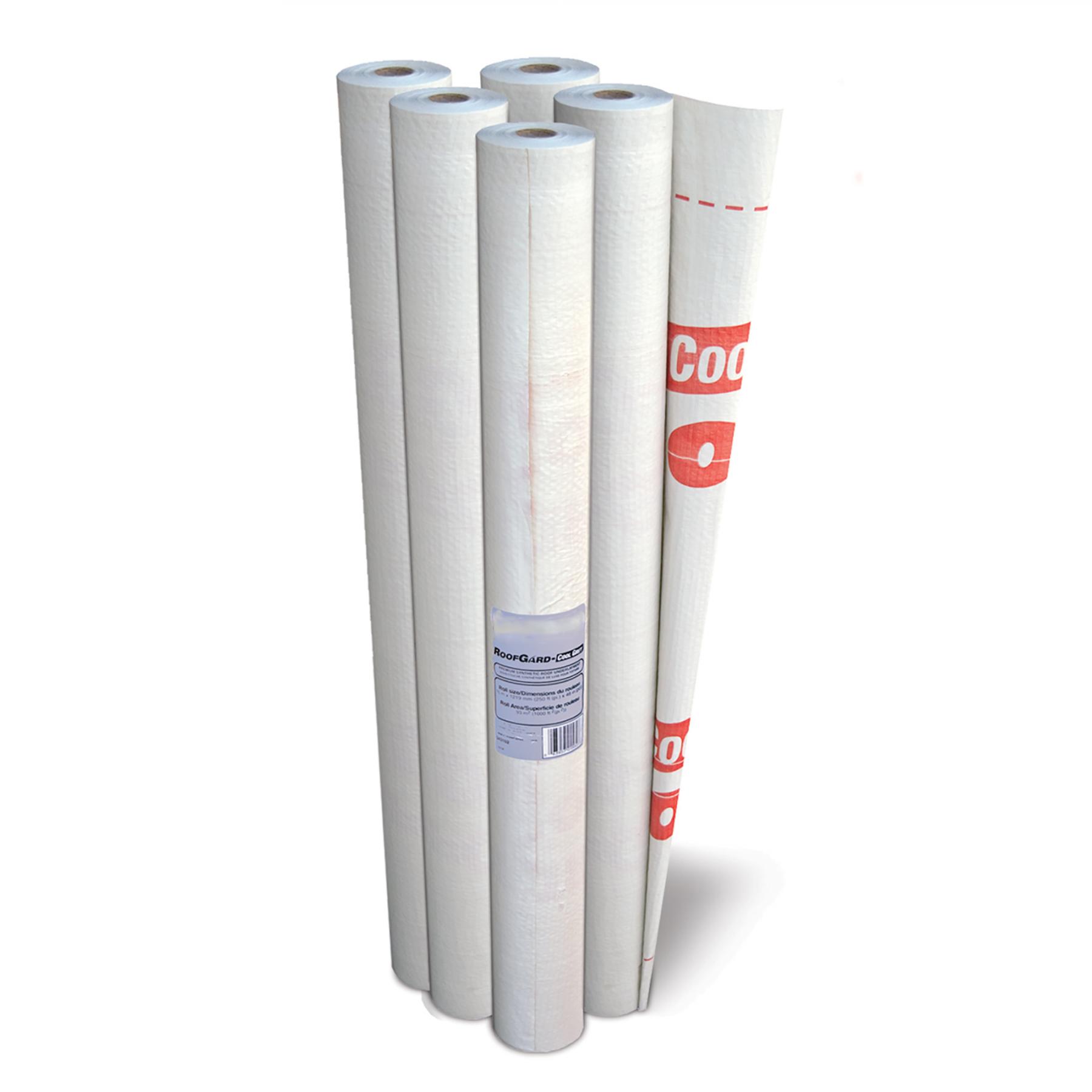 IKO RoofGard-Cool Grey synthetic roofing underlayment